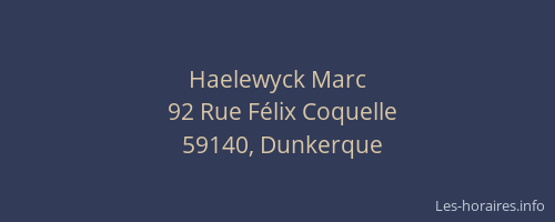 Haelewyck Marc