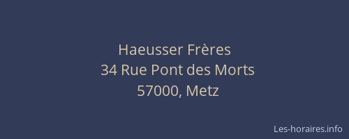 Haeusser Frères