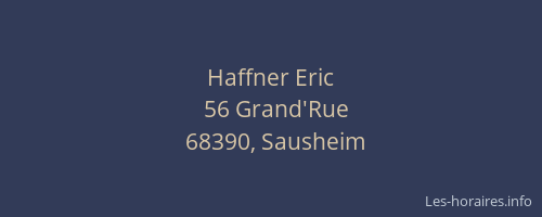 Haffner Eric