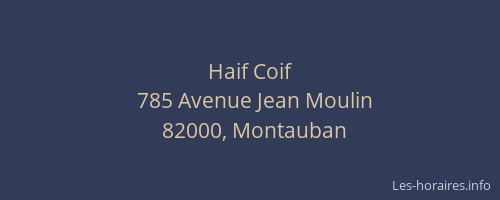 Haif Coif