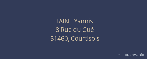 HAINE Yannis