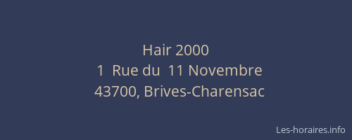 Hair 2000