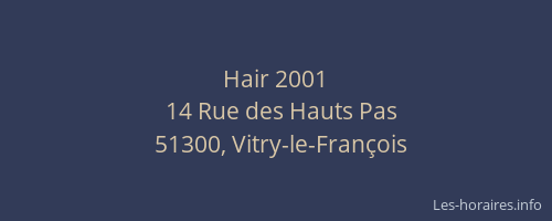 Hair 2001