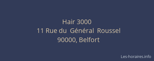 Hair 3000