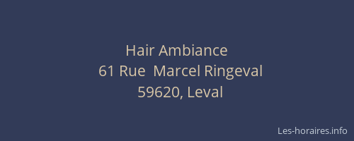 Hair Ambiance