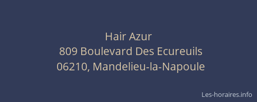 Hair Azur