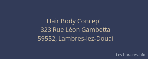 Hair Body Concept