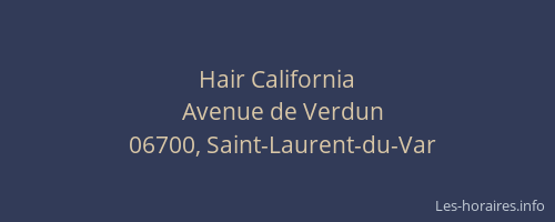Hair California