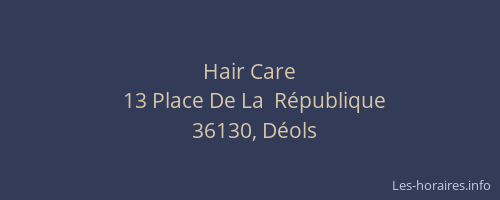Hair Care