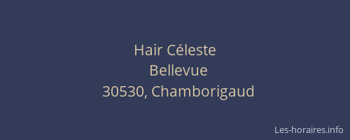 Hair C&eacute;leste