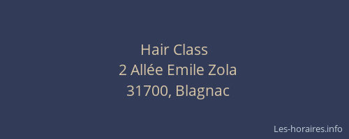 Hair Class