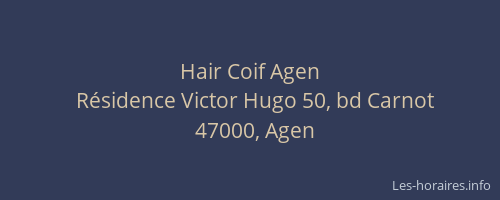 Hair Coif Agen