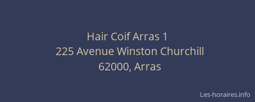 Hair Coif Arras 1
