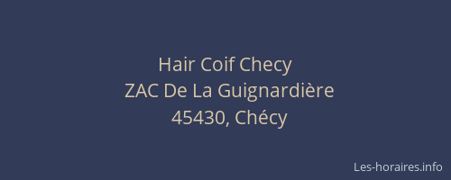 Hair Coif Checy