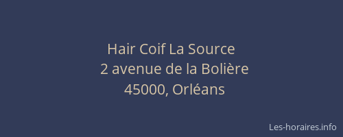 Hair Coif La Source