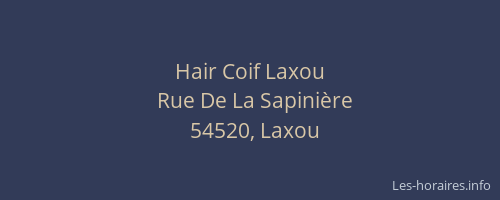 Hair Coif Laxou