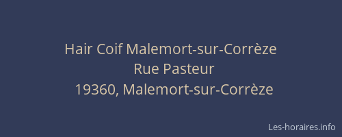 Hair Coif Malemort-sur-Corrèze