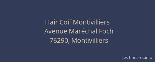 Hair Coif Montivilliers