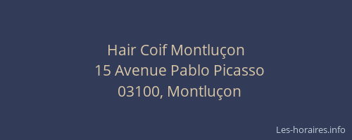 Hair Coif Montluçon