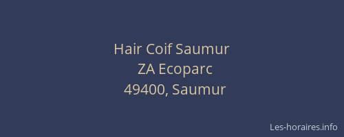 Hair Coif Saumur