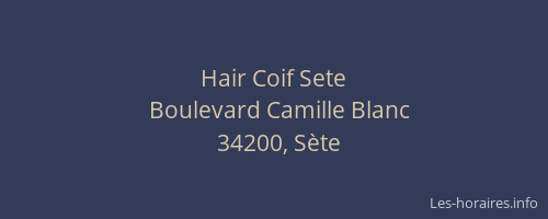 Hair Coif Sete
