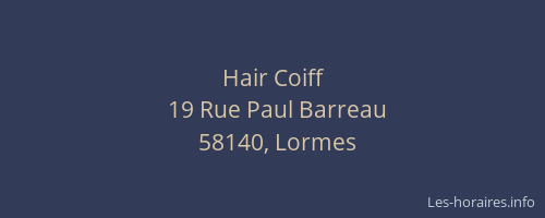 Hair Coiff
