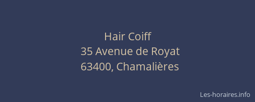 Hair Coiff