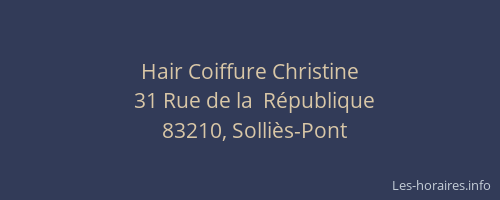 Hair Coiffure Christine