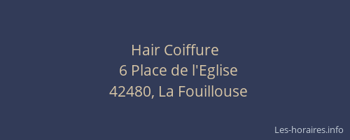Hair Coiffure