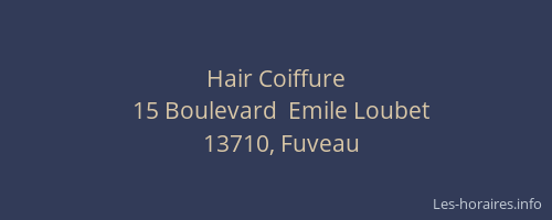 Hair Coiffure