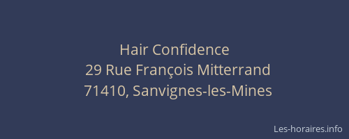 Hair Confidence