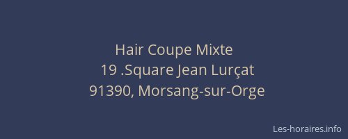 Hair Coupe Mixte