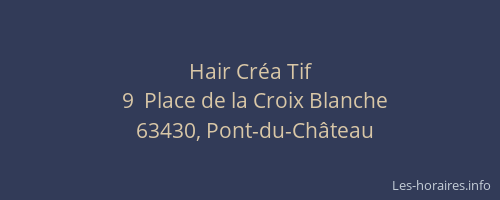 Hair Créa Tif