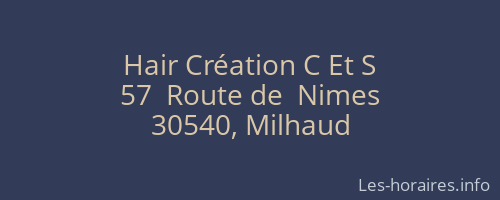 Hair Création C Et S