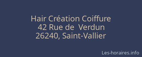Hair Création Coiffure