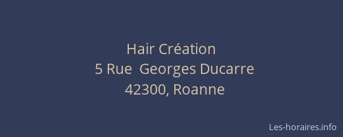 Hair Création