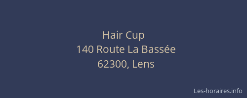 Hair Cup