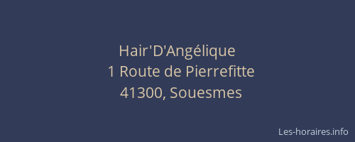 Hair'D'Ang&eacute;lique
