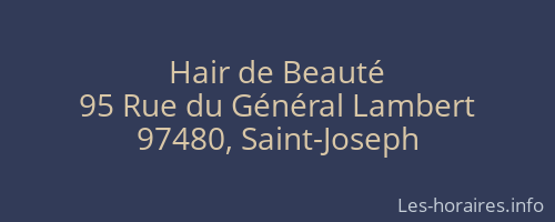 Hair de Beauté