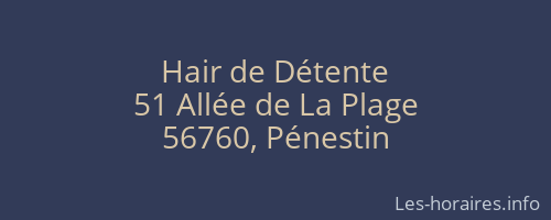 Hair de Détente