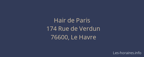 Hair de Paris
