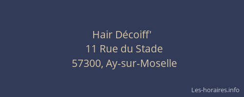 Hair Décoiff'