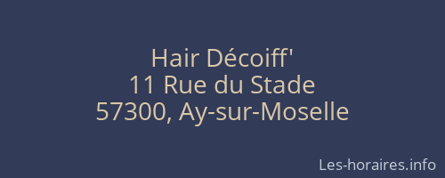 Hair Décoiff'