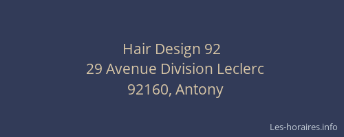 Hair Design 92
