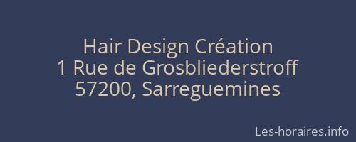 Hair Design Création