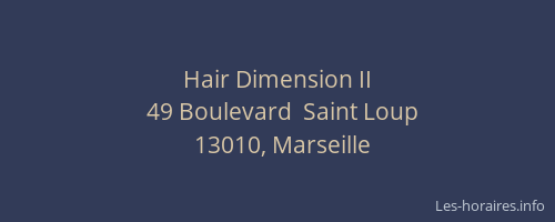 Hair Dimension II