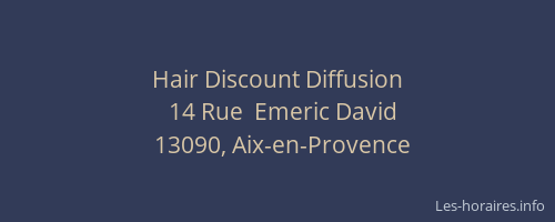 Hair Discount Diffusion