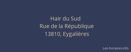 Hair du Sud