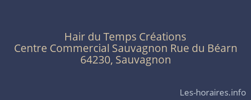 Hair du Temps Créations