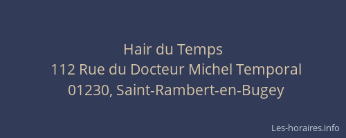 Hair du Temps